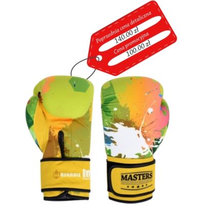4. Rękawice bokserskie Masters Rpu-Wash 12 oz NEW 013458-WASH-12
