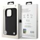 8. Etui BMW Leather Hot Stamp MagSafe na iPhone 16 Pro - czarne