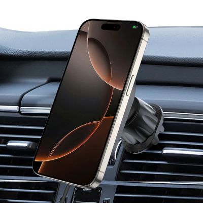 7. Uchwyt Samochodowy Tech-Protect mm15W-V6 Magnetic MagSafe na kokpit / szybę / kratkę nawiewu - czarny