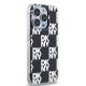 4. Etui DKNY IML Checkered Mono Pattern na iPhone 15 Pro Max - czarne