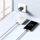 14. Powerbank Wozinsky WLWP-10KA0Y3WS 22,5W PD Qi2 10000 mAh, z podstawką, 1x USB-A, 1x USB-C - biały
