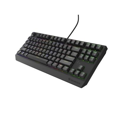 4. Klawiatura GENESIS Thor 230 TKL Gaming USB + RF Wireless + Bluetooth QWERTY Czarny