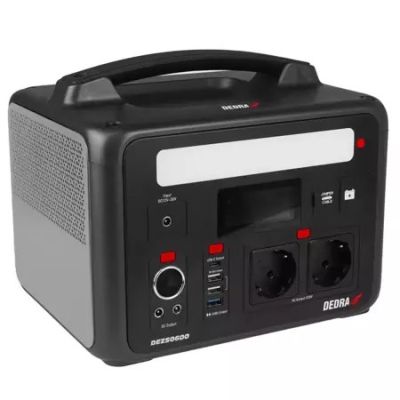 Stacja zasilania DEDRA DEZS0600 600/1200W 640Wh/50 Ah/12,8V