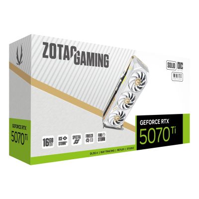 7. Karta graf. ZOTAC RTX 5070 Ti SOLID Core OC White