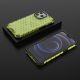 13. Honeycomb etui pancerny pokrowiec z żelową ramką iPhone 13 Pro zielony