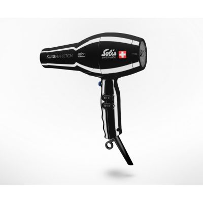 3. Solis Swiss Perfection suszarka do włosów 2300 W Czarny