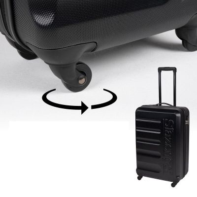 24. ZESTAW 3 WALIZEK 18/22/26 CALE CZARNE SLAZENGER