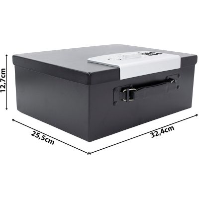 6. SEJF Z ZAMKIEM CYFROWYM 32,4x12,7x25,5CM 1068756 SASKA GARDEN