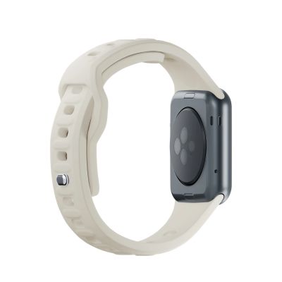 4. Pasek 3mk Silicone Watch Strap na Apple Watch 42/44/45/49mm - beżowy