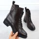 2. Skórzane botki damskie workery brązowe Filippo DBT7369