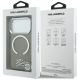 8. Etui Karl Lagerfeld IML KL Script Logo MagSafe na iPhone 17 Pro Max - czarne