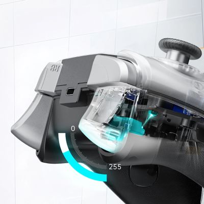 2. Kontroler do gier Machenike G5Pro Max bezprzewodowy ze stacją ładującą - szary
