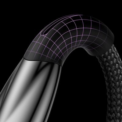 15. Baseus Glimmer Series kabel do szybkiego ładowania USB-A - USB-C 100W 480Mb/s 1m czarny