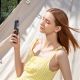 8. Mini wentylator Jisulife Handheld Fan Life8 przenośny wiatraczek USB z funkcją powerbanka 2000mAh i latarką - niebieski