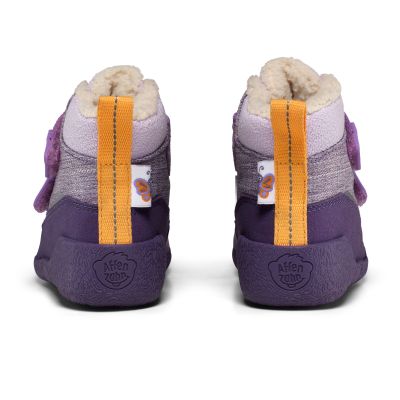 2. Buty zimowe barefoot do nauki chodzenia Affenzahn Snuggy Butterfly (01502-40214)