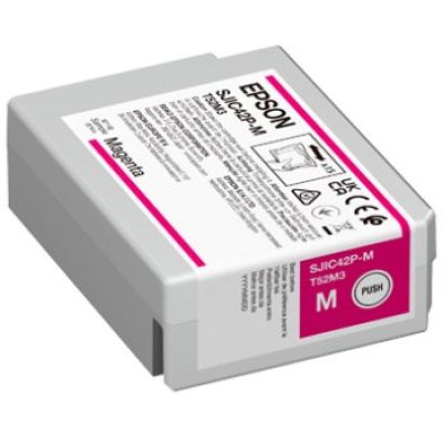 2. Epson SJIC42P-M nabój z tuszem 1 szt. Oryginalny Purpurowy