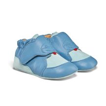 Buty do raczkowania ze skóry Affenzahn Crawly Shark (01257-30211)