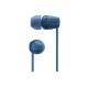 3. Sony WI-C100 Zestaw słuchawkowy Bezprzewodowy Douszny Połączenia/muzyka Bluetooth Niebieski