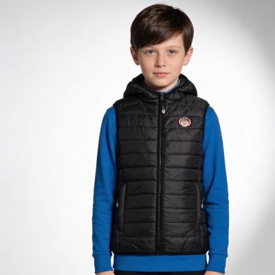 7. Kamizelka Geographical Norway Vatika Hood EO 233 Jr WW2008E/GNO-Black