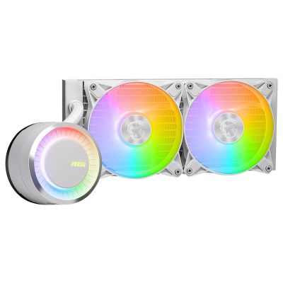 5. Chłodzenie wodne MSI MAG CORELIQUID E240 WHITE