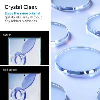 11. Szkło hartowane Spigen Glas.tR EZ Fit na Samsung Galaxy S24 Ultra - 2 szt.