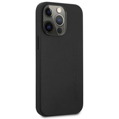 4. Etui AMG Leather Hot Stamped na iPhone 14 Pro - czarne