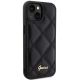 4. Etui Guess Quilted Metal Logo na iPhone 15 - czarne