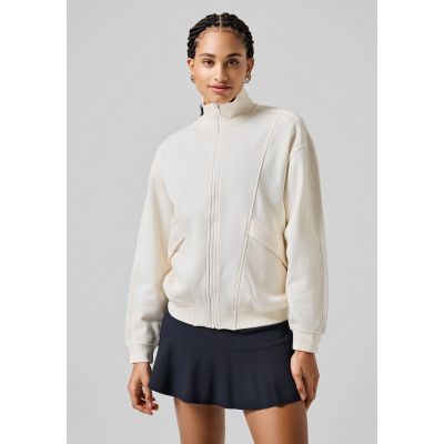 7. Bluza CASALL Comfy Full Zip Sweater biały