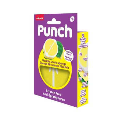 3. Zmywak Vileda Punch Elastyczny Cytryna 1 szt.