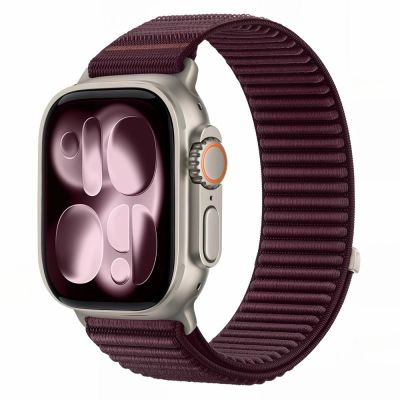 Pasek Tech-Protect NylonLoop na Apple Watch 40 / 41 / 42 mm - burgundowy