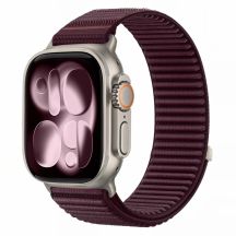 Pasek Tech-Protect NylonLoop na Apple Watch 40 / 41 / 42 mm - burgundowy