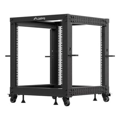 Lanberg OR01-6112-B stojak 12U Stojak wolnostojący Czarny