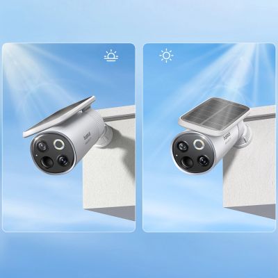 5. Zewnętrzny zestaw monitoringu Baseus Security S1 Pro Dual 3K (2 kamery) – biały