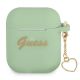 Etui Guess Silicone Charm Heart Collection na AirPods 1/2 - zielone