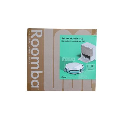 Robot odkurzająco-mopujący iROBOT ROOMBA® MAX 705 COMBO + STACJA DOKUJĄCA AUTOWASH Biały