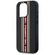 5. Etui Karl Lagerfeld Saffiano Athleisure Stripes Cord na iPhone 15 Pro - czerwone
