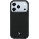 3. Etui Mercedes Leather Semi Wrap Wood Effect MagSafe na iPhone 17 Pro Max - czarne