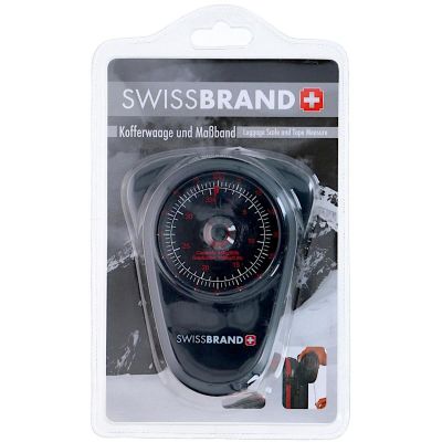 10. WAGA BAGAŻOWA Z MIARKĄ MAX 32KG SWISSBRAND