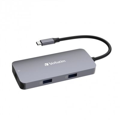 4. Verbatim CMH-05 USB Type-C 5000 Mbit/s Srebrny