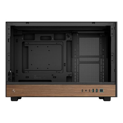 5. DeepCool CH260 WOOD Micro Tower Czarny, Drewno