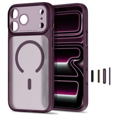 2. Etui Tech-Protect MagPrime MagSafe CC na iPhone 18 Pro Max / 17 Pro Max - burgundowe