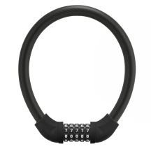 Zapięcie rowerowe Rockbros RKS870-BK na szyfr linka stalowa 85 cm - czarne