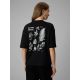 2. T-shirt regular z nadrukiem damski 4F 4FRSS26TTSHF3704-20S