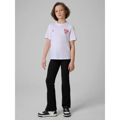 8. T-shirt kibica dziecięcy 4F 4FJSMM00TTSHU2236-10S