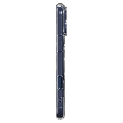 5. Etui Spigen Thin Fit MagSafe na iPhone 17 Pro Max - przezroczysto-granatowe