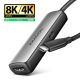 9. Axagon RVC-HI8KPD, USB-C -> HDMI 2.1 redukce / adaptér, 8K/60Hz, 4K/144Hz, HDR10+, PD100W 0,16 m USB Type-C HDMI + USB Type-C