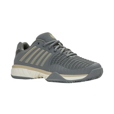 2. Sneakersy męskie K-swiss EXPRESS LIGHT 3 CLAY do tenisa szare (08563-084-M)