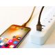15. Baseus Yiven kabel przewód w materiałowym oplocie USB / Lightning 1,8M czarny (CALYW-A01)