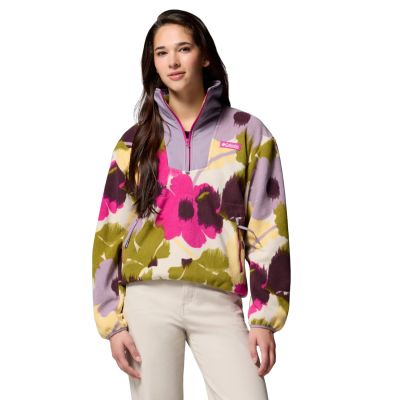 Columbia Sequoia Grove Printed Half Zip Fleece 2136204538 Wielokolorowe L
