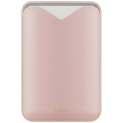 Magnetyczny portfel UNIQ Lyden Evo na telefon - różowy